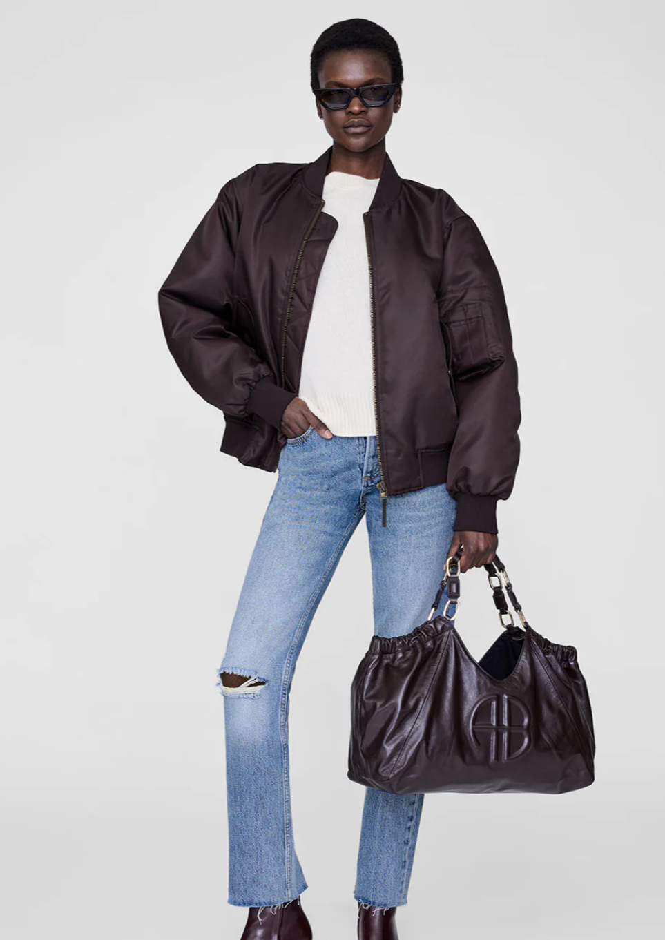 ANINE BING Leon Bomber