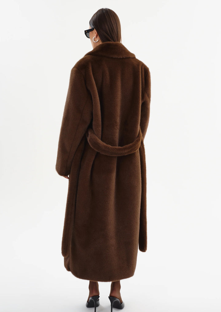 LAMARQUE Darelle Faux fur Maxi Coat