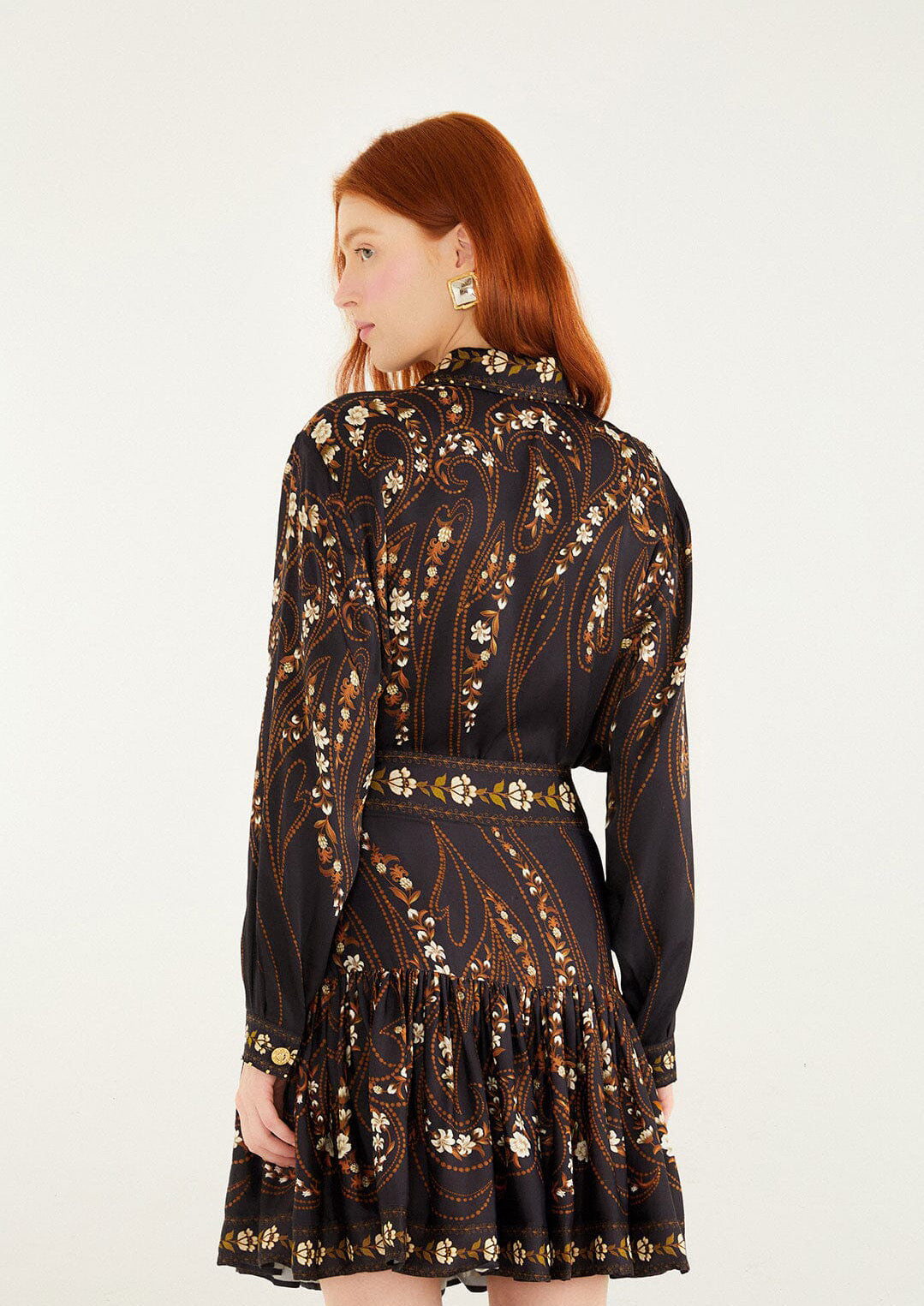 FARM RIO Garden Silhouette Mini Skirt