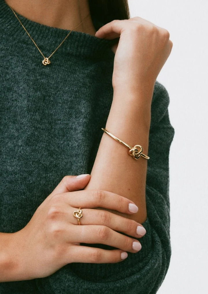 EDBLAD Infinity Knot Bangle Gold