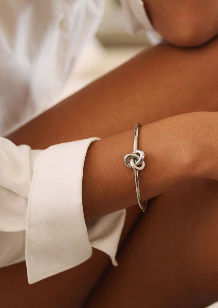 EDBLAD Infinity Knot Bangle Steel