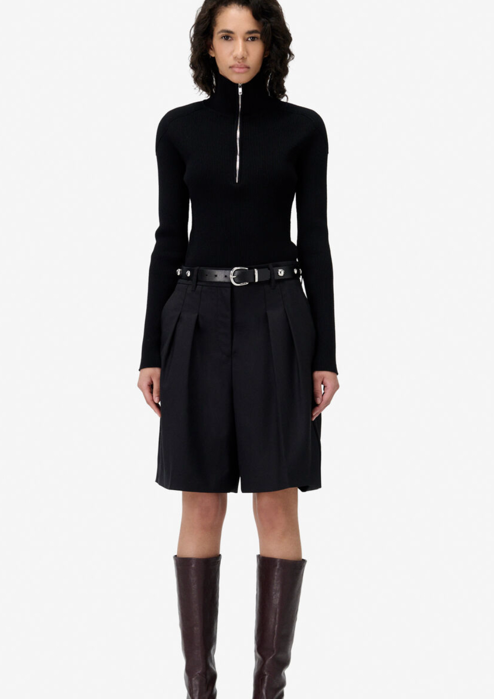 IRO Pleated Bermuda Pants