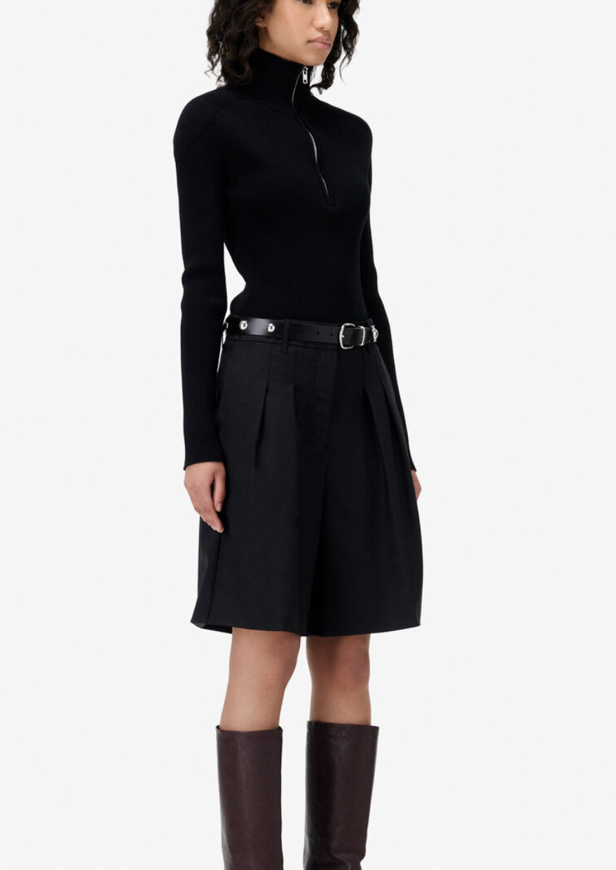 IRO Pleated Bermuda Pants