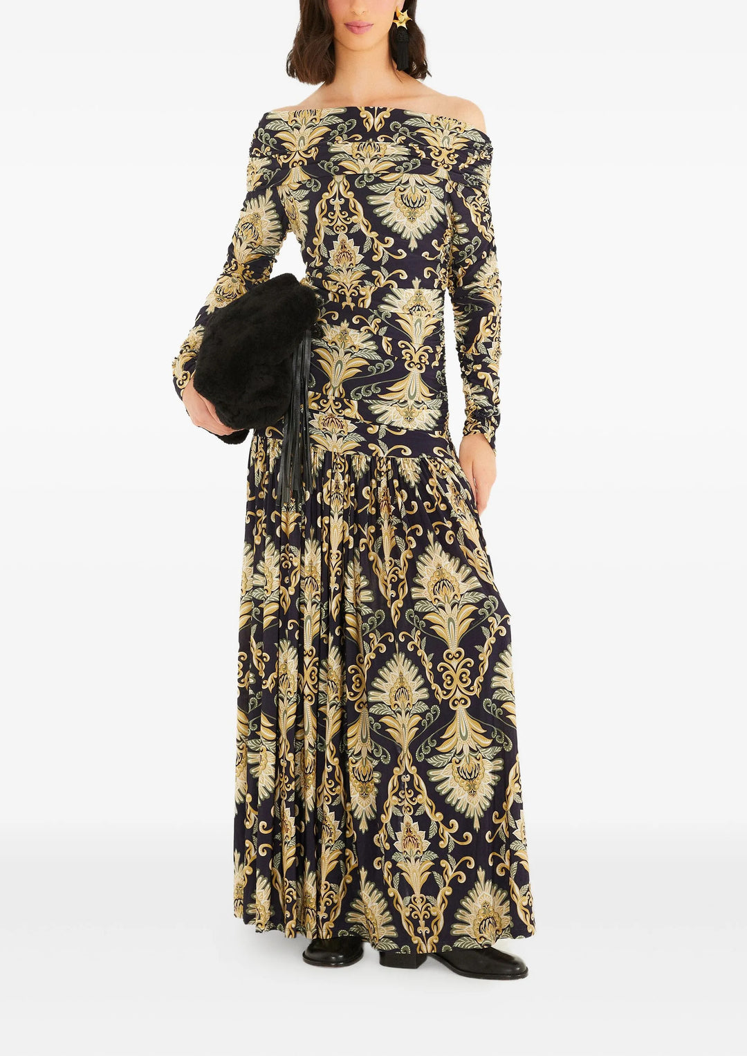 FARM RIO Arabesque Maxi Dress