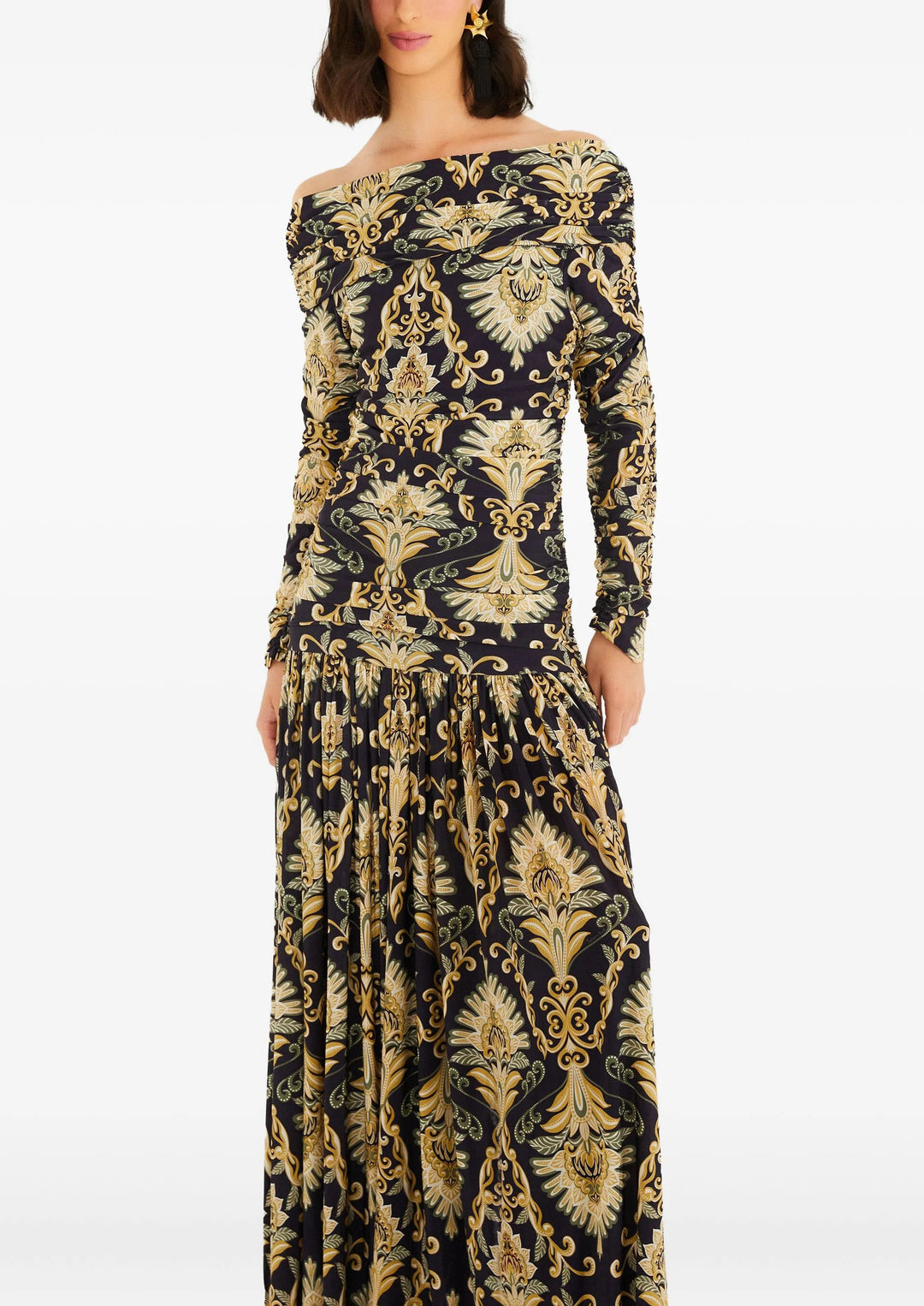FARM RIO Arabesque Maxi Dress