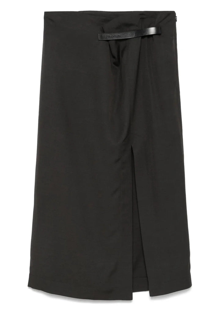 JW ANDERSON Charcoal Midi Skirt