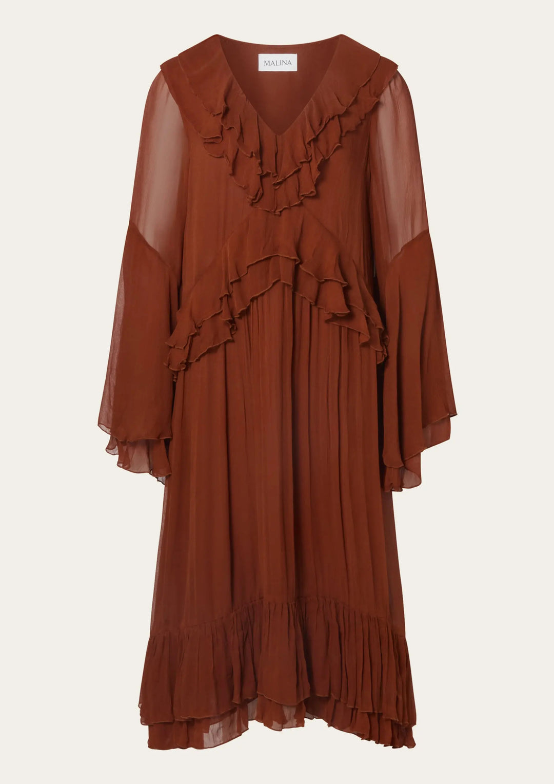 MALINA Wilhelmina Midikleid