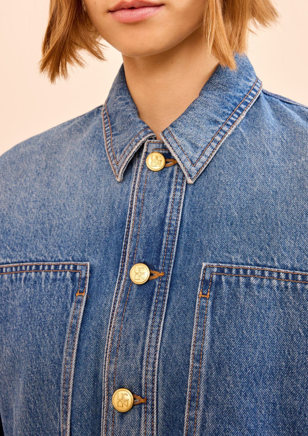 ULLA JOHNSON The Arquette Denim Peplum Jacket
