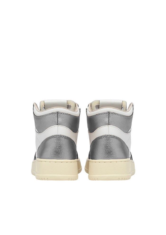 AUTRY Medalist Mid Bicolor White/ Steel Metallic