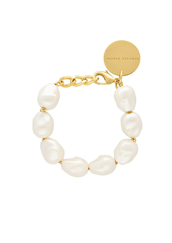 VANESSA BARONI Organic Pearl Bracelet