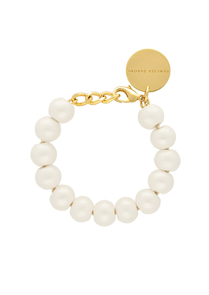 VANESSA BARONI Mini Beads Bracelet Pearl
