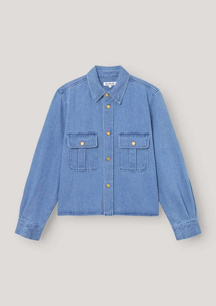 SOSUE Military Jacket Denim