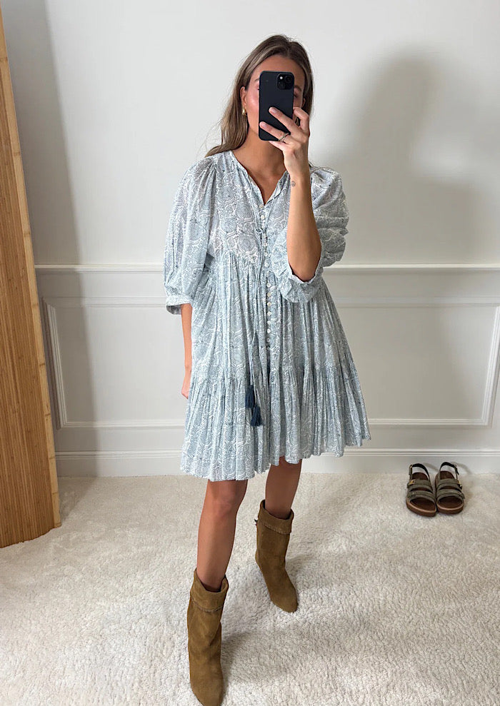 ALÉMAIS Disco Daisy Shirt Dress