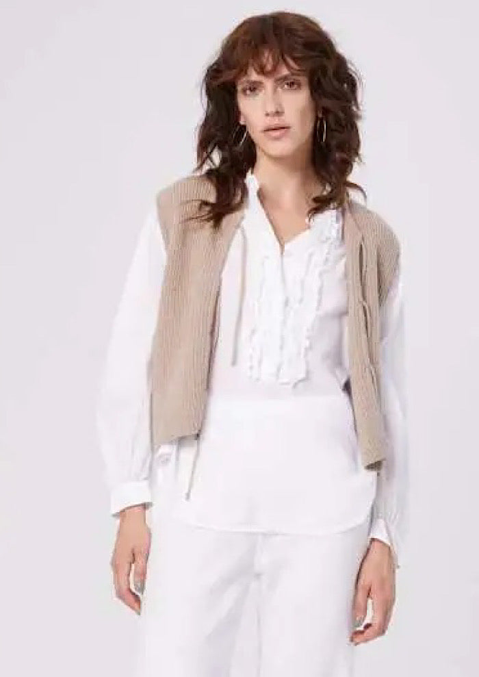 SOSUE Bluse Bruna White