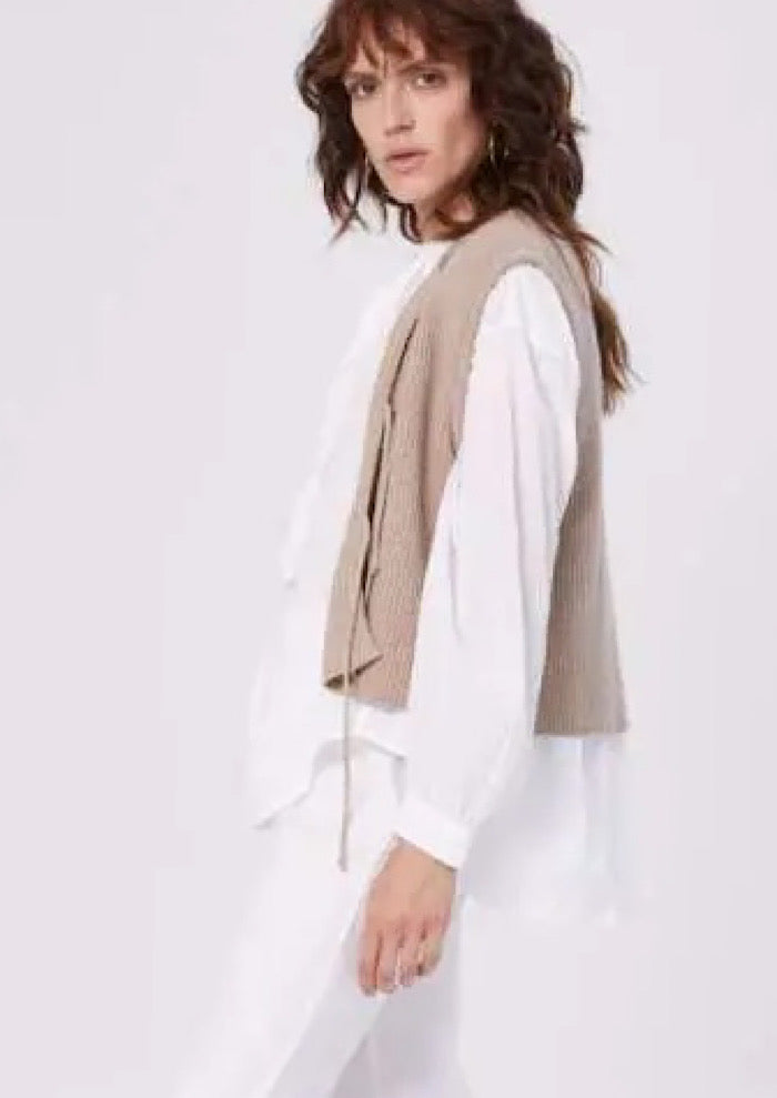 SOSUE Bluse Bruna White