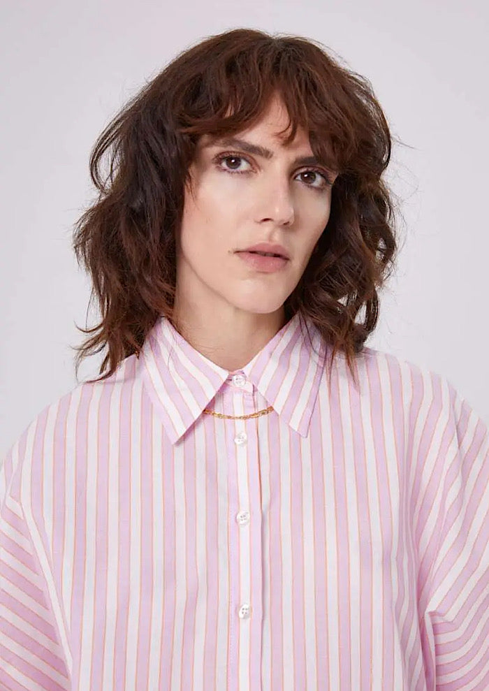 SOSUE Antonia Polo Stripes Pink