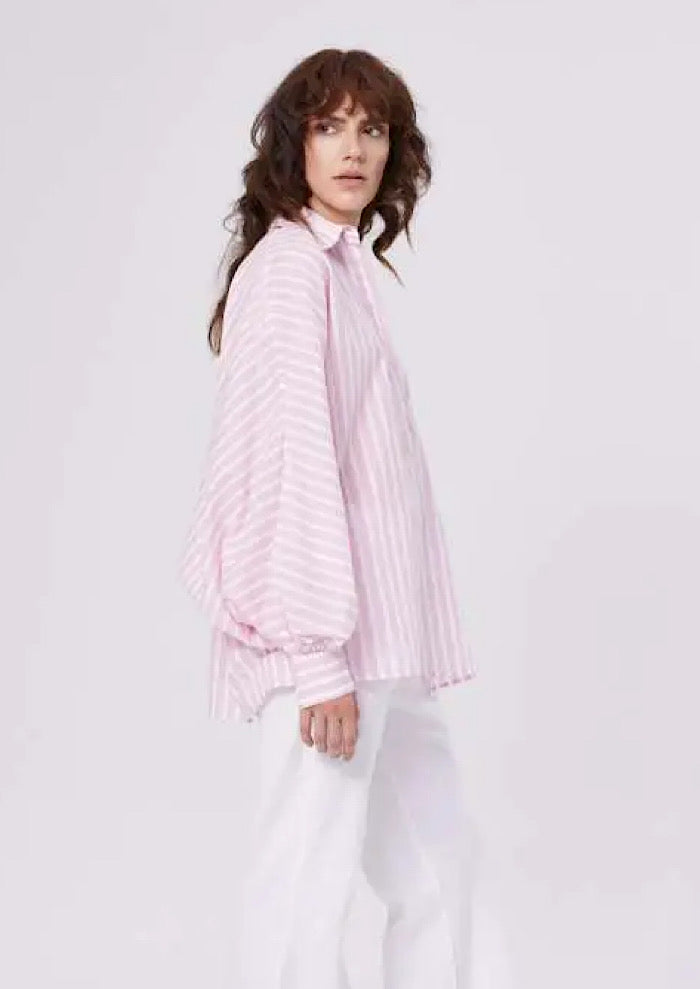 SOSUE Antonia Polo Stripes Pink