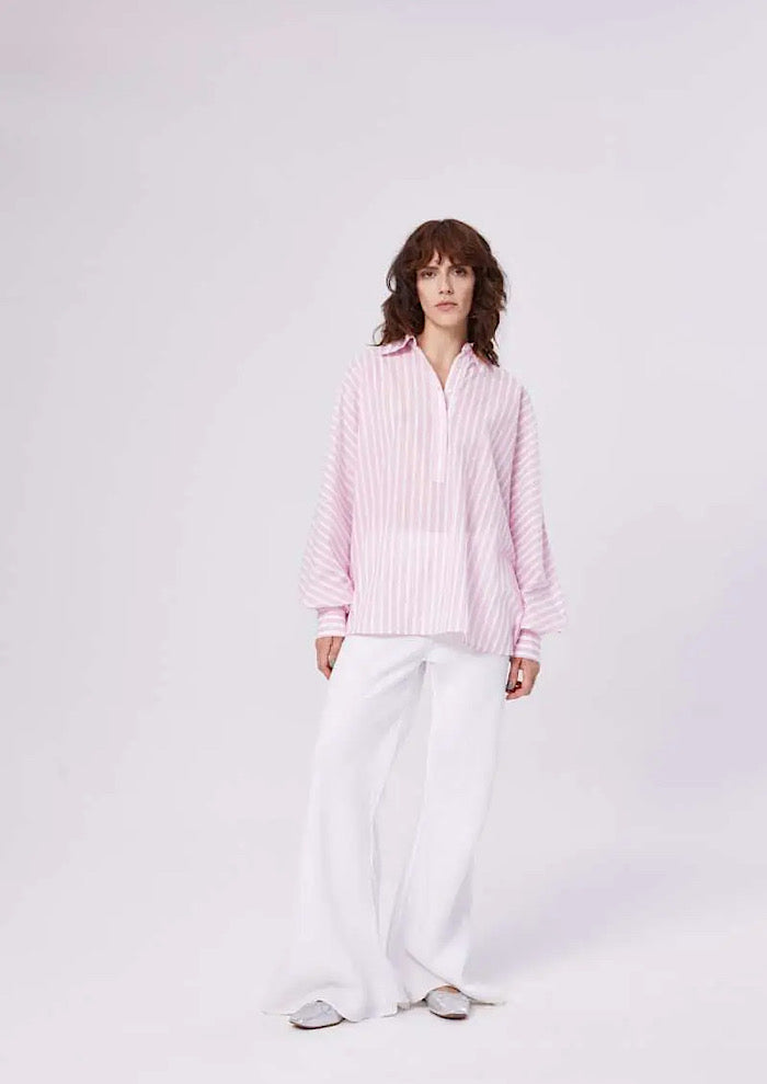 SOSUE Antonia Polo Stripes Pink
