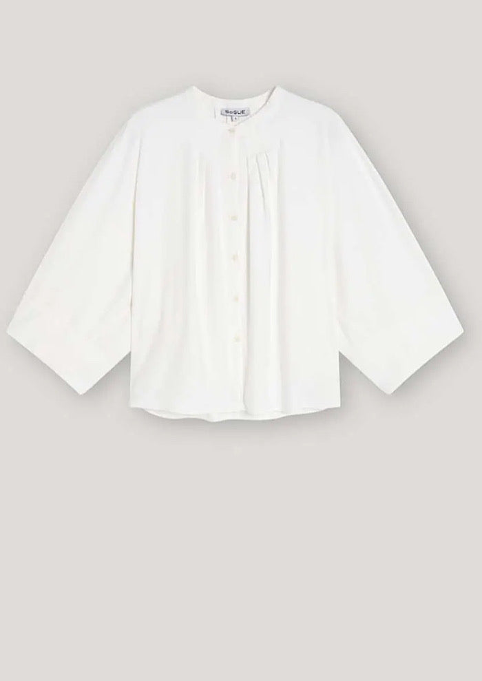 SOSUE Flanell Cape White