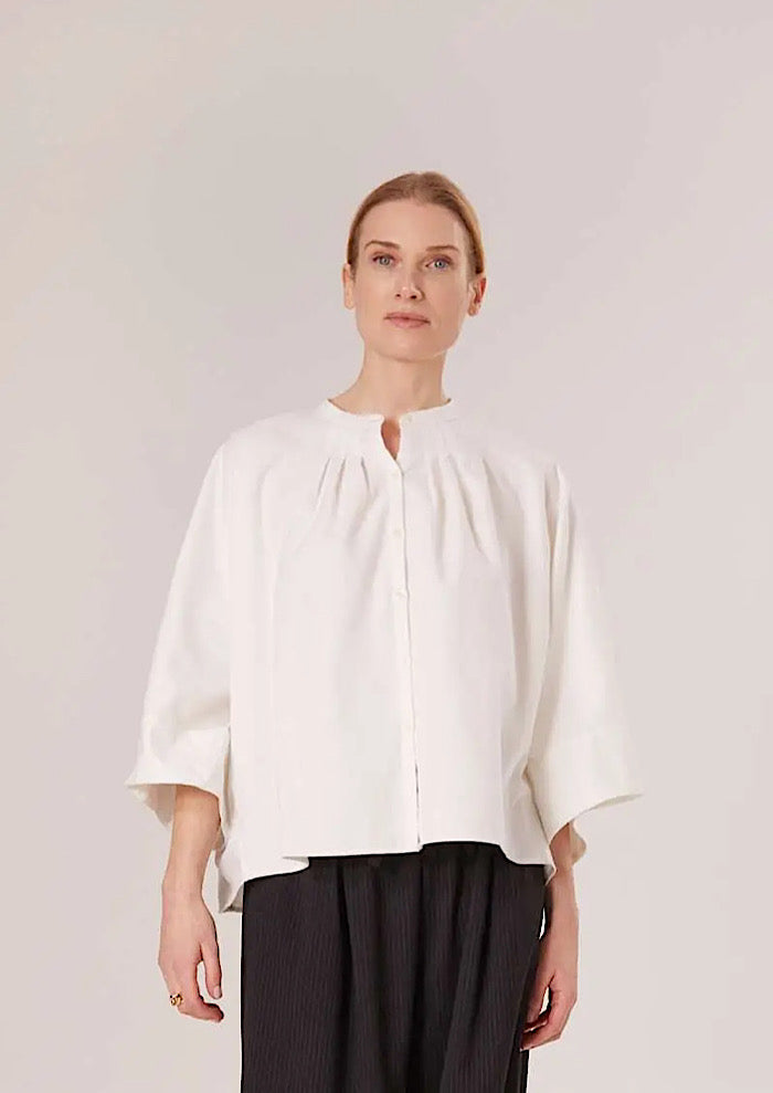 SOSUE Flanell Cape White