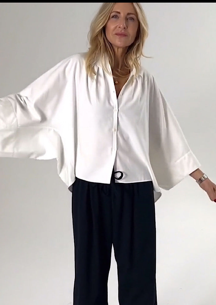 SOSUE Flanell Cape White