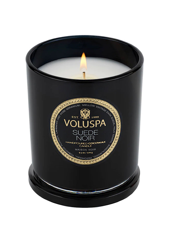 VOLUSPA Classic Jar Candle Suede Noir