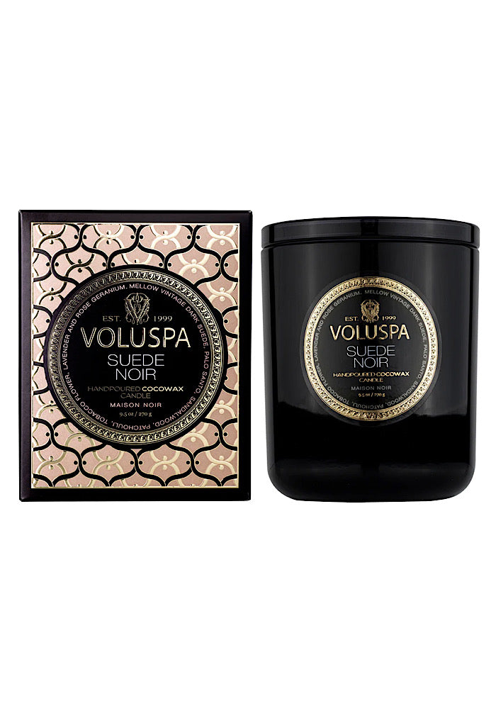 VOLUSPA Classic Jar Candle Suede Noir