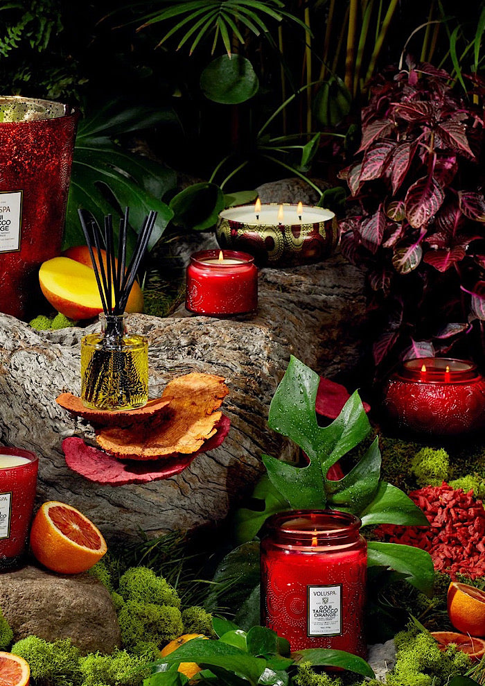 VOLUSPA Goji Tarocco Orange Chawan Bowl