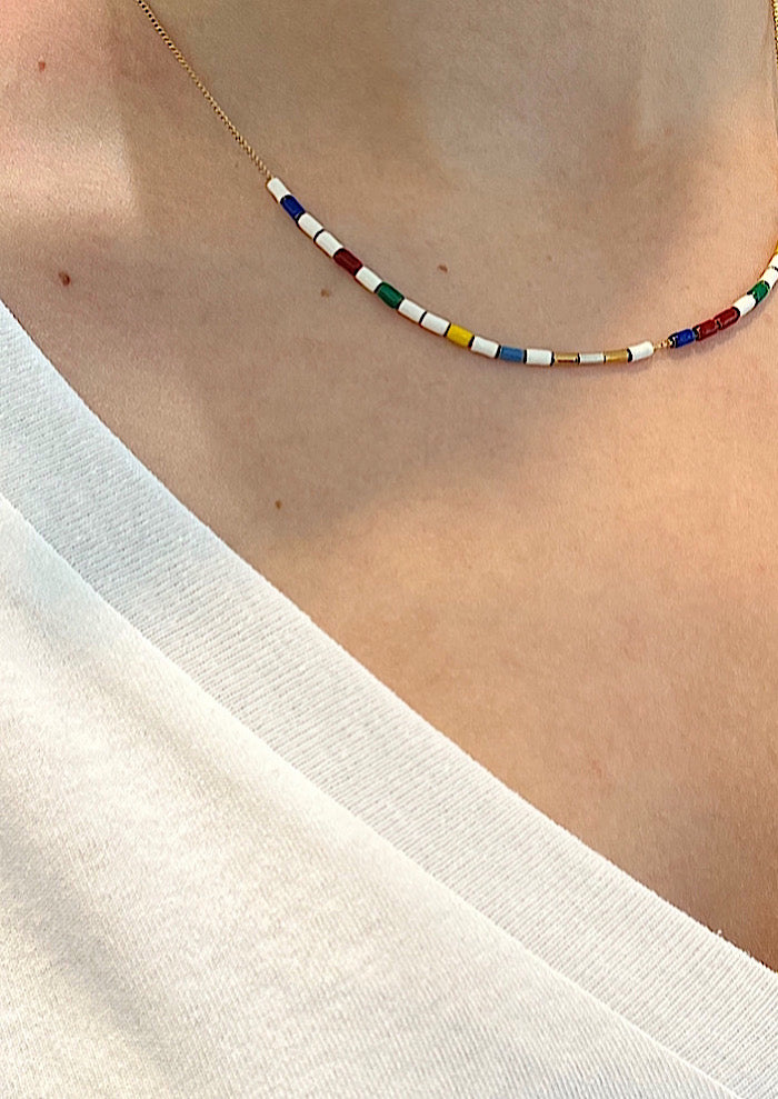 ISABEL MARANT Halskette Color Stripe